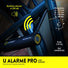 Antivol en U Auvray Alarm Pro avec alarme 120db et support, sécurité renforcée certifiée SRA et ART