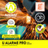 Antivol en U Auvray Alarm Pro avec alarme et dispositif antigiratoire, certifié SRA et ART, haute sécurité vélo