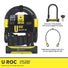 Antivol U 2-en-1 Auvray U ROC avec cable securite et support fixation pour proteger efficacement votre velo