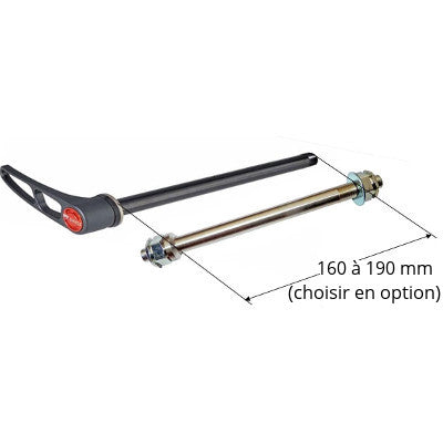 KTM Axe arrière Prime Thru Axle M12 x 1,75 x 148 mm, noir KTM Axe arrière Prime Thru Axle M12 x 1,75 x 148 mm, noir