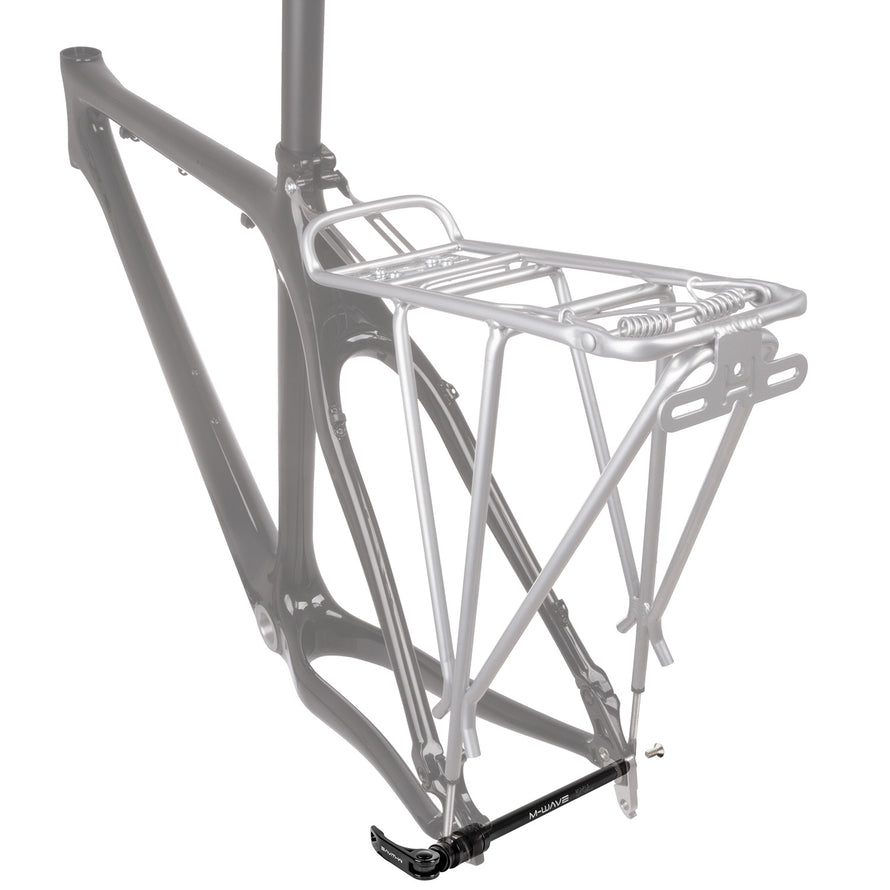 Axe traversant universel 12 mm avec espace remorque vélo