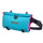 Banane Ortlieb Velo-Sling 3L turquoise et rose avec clip fixation guidon, sacoche convertible pour cyclistes