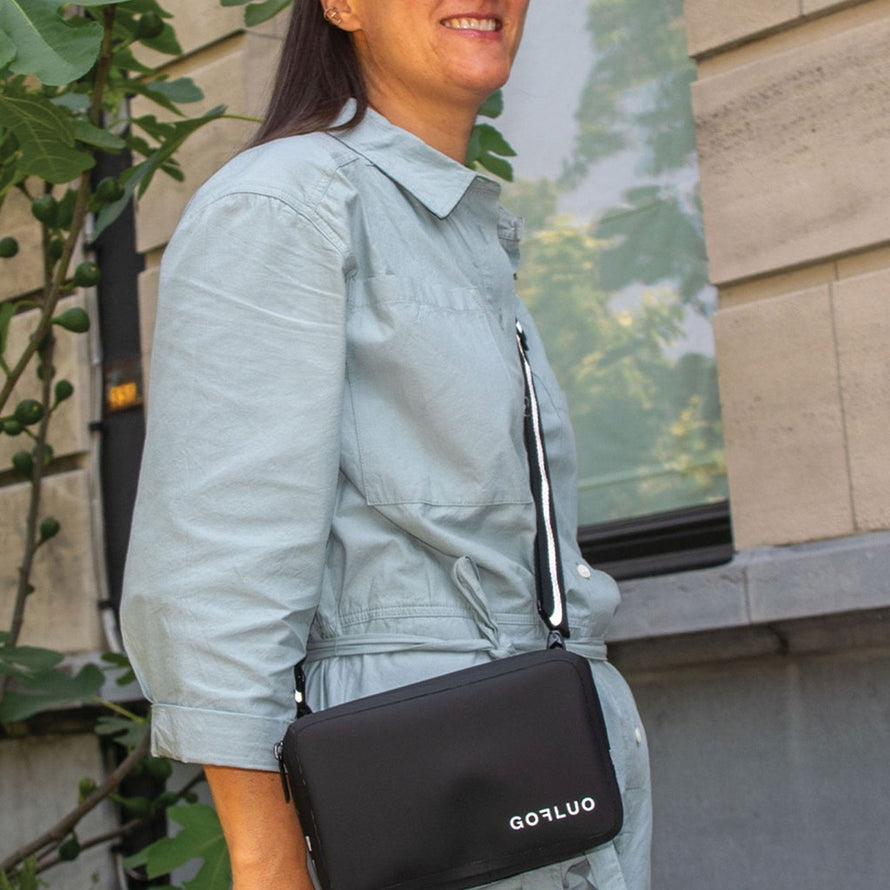 sacoche guidon vélo Gofluo en bandoulière