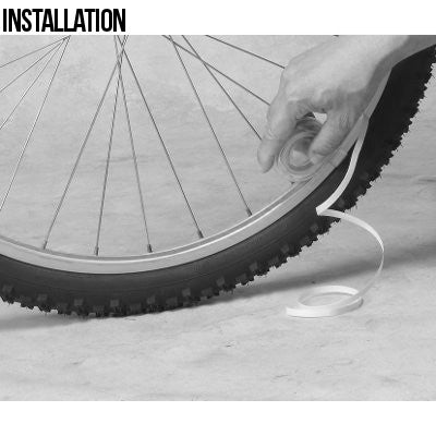 Jante roue vélo reflecto adhésif