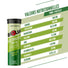 Tubes Baouw citron vert menthe 10 pastilles électrolytes avec valeurs nutritionnelles détaillées pour sportifs