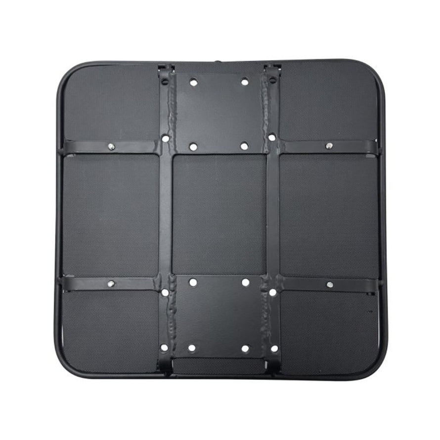 Base en metal noire pour panier arriere velo Topeak Urban Basket DX 22 L robuste et compatible