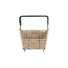 Panier arriere Basil Cento Rattan Look avec fixation rapide MIK et Multi System pour velo urbain pratique et design naturel