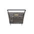 Panier arriere Basil Cento Rattan Look avec fixation rapide compatible MIK et Multi System pour velo urbain