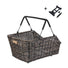 Panier arriere Basil Cento Rattan Look avec fixation rapide compatible MIK et Multi System pour velo urbain pratique et naturel
