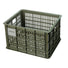 Caisse vélo Basil Crate olive pour porte-bagages, durable et légère pour un transport urbain sécurisé