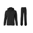 Ensemble pluie vélo Basil Hoga unisexe noir avec veste et pantalon imperméables pour cyclistes