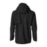 Dos de lensemble pluie velo Basil Hoga unisexe vert avec capuche impermeeable pour cyclistes