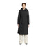 Veste imperméable trench-coat Basil Mosse noire pour cyclistes, élégante et fonctionnelle