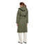 Veste imperméable trench-coat Basil Mosse couleur olive pour cyclistes, protection et confort en ville