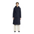 Veste trench-coat imperméable Basil Mosse bleu marine, parfaite pour cyclistes urbains cherchant style et protection