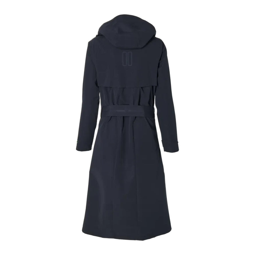 Veste imperméable Basil Mosse bleu marine, trench-coat élégant pour cyclistes urbains, protection et style assurés