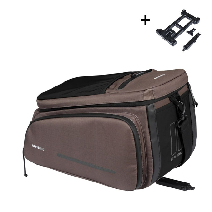 sacoche de selle modulable Basil trunkbag marron MIK