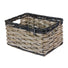 Panier avant en rotin tressé main pour vélo Basil modèle Dijon, design naturel et qualité supérieure