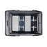 Panier arriere Basil Cento en acier noir avec fixation MIK et Multi System, ideal pour porte-bagages velo robuste