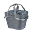 Panier avant souple amovible Basil Carry All KF 15 L gris avec fermeture et poignées confortables