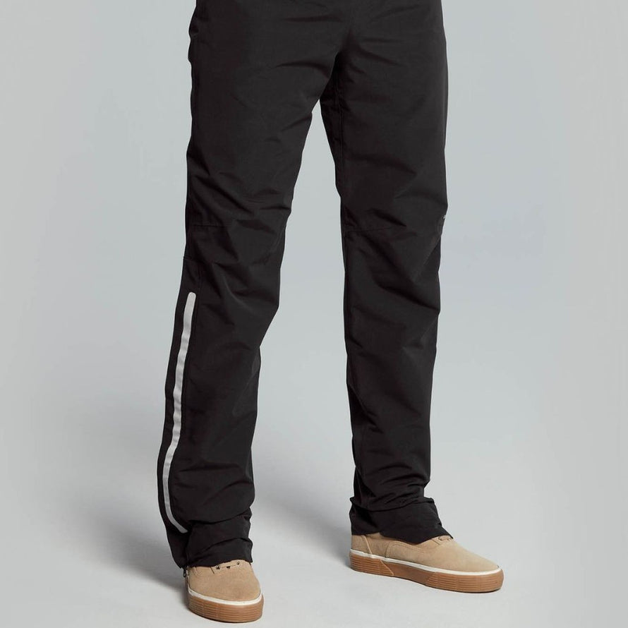 Pantalon de pluie Basil Mosse homme avec bandes réfléchissantes pour une visibilité accrue lors du vélo en ville