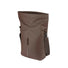 Sacoche Basil City Shopper marron fonce pour porte-bagages MIK Studs, design epure et resistant pour velo urbain