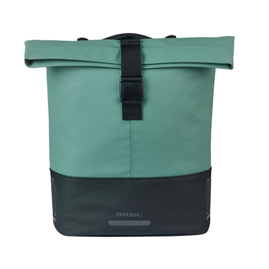 Sacoche double vélo Basil Cove 32L avec fixation MIK, fonctionnelle et résistante pour cyclistes urbains