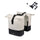 Sacoche double Basil Cove 32L avec fixation MIK, robuste et imperméable pour cyclisme urbain pratique
