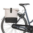 Sacoche double Basil Cove 32L avec fixation MIK, design moderne et étanche pour vélo urbain