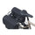 Sacoche double vélo Basil GO amovible 2x16L en noir fixée sur porte-bagages