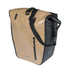 Sacoche Basil Rivo beige et noir imperméable pour vélo avec bandoulière réglable et fermeture sécurisée