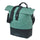 Sacoche vélo de ville Basil Cove 16 L vert et noir avec bandoulière ajustable et fermeture sécurisée