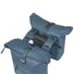 Sacoches doubles Basil Brooklyn 2 x 20,5L bleu gris, étanches et pratiques pour vélo urbain moderne