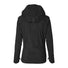 Veste imperméable femme Basil Skane noire, idéale pour cyclistes urbains recherchant confort et respirabilité