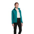 Veste vélo imperméable et respirante Basil Skane turquoise pour femme active en milieu urbain