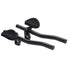 Prolongateurs vélo BBB AeroLight avec repose-bras personnalisables pour confort et performance en position aérodynamique