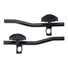 Prolongateurs vélo BBB AeroLight avec repose-bras ergonomiques pour position aérodynamique et confort ajustable