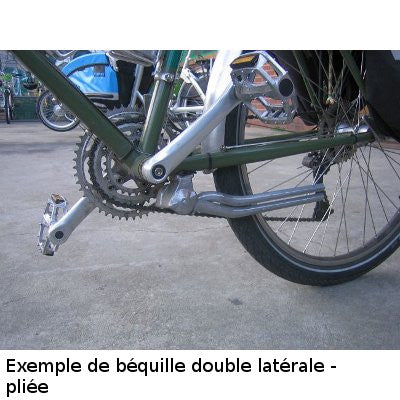 Einziehbarer und verstellbarer Fahrradständer für Fahrräder von 24 bis 28 Zoll