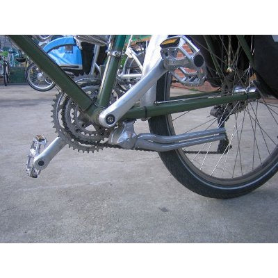 Béquille vélo 2 pieds hauteur réglable repli sur même côté - #3