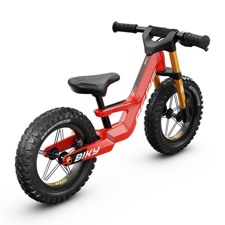 Draisienne VTT evolutive rouge avec frein Berg Biky Cross pour enfants a partir de 2.5 ans