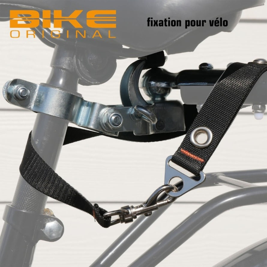 Fixation robuste et sécurisée pour remorque vélo chariot Shopping Trailer 50L de bike_original