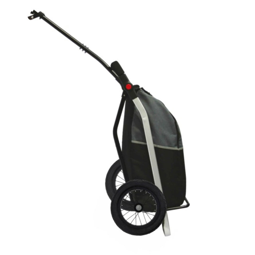 Remorque vélo chariot Shopping Trailer 50L de bike_original avec grandes roues à pneu gonflable pour confort et stabilité