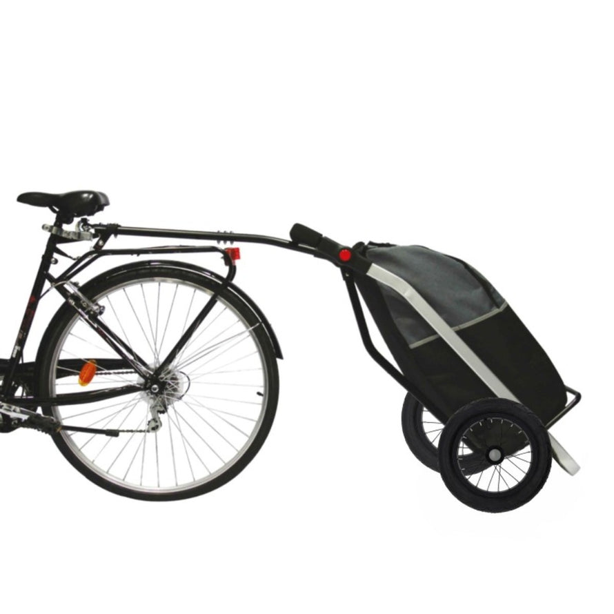 Remorque vélo chariot Shopping Trailer 50L de bike_original avec fixation solide et sac spacieux pour transport pratique