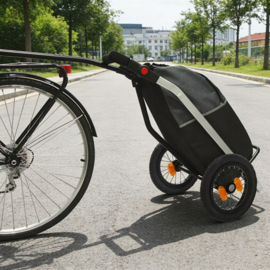 fahrradanhänger trolley Bike Original Trolley Shopping Caddie 2 in 1 Fahrrad und Fußgänger 50L