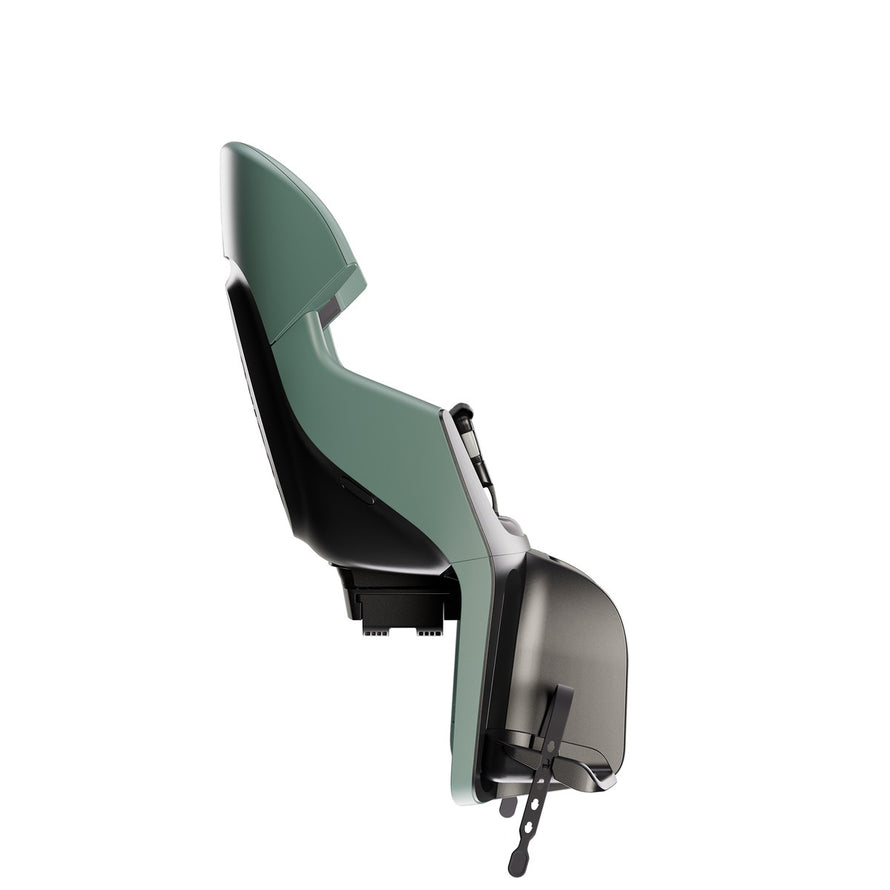 Siège vélo enfant Bobike Evolve Maxi inclinable et évolutif avec fixation porte-bagages réglable et sécurité renforcée