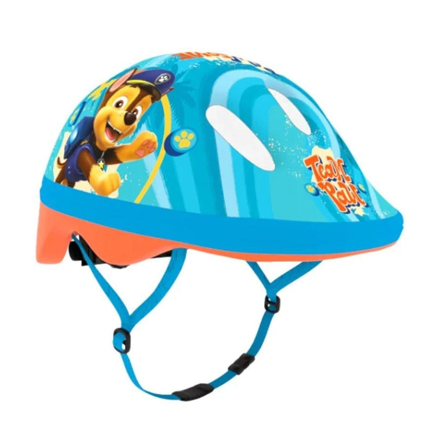 Casque vélo enfant brandless Pat'Patrouille bleu avec illustration personnage chien pompier et design coloré ludique
