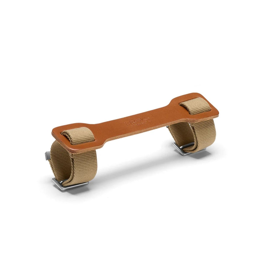 Sangle de portage vélo Brooks Leather Portage Strap en cuir naturel pour transport facile et design élégant
