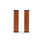 Poignees de guidon en cuir marron Brooks Willow pour velo, alliant elegance et confort de prise en main