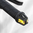 Clignotants velo Busch Muller Turntec T2 avec lampe indicatrice jaune sur guidon noir pour securite