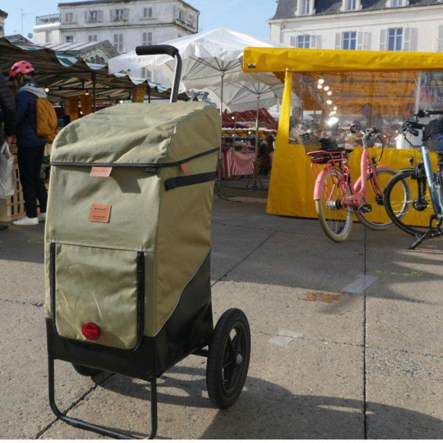 Cette remorque pour vélo est aussi... un chariot, que diable Cette remorque pour vélo est aussi... un chariot, que diable